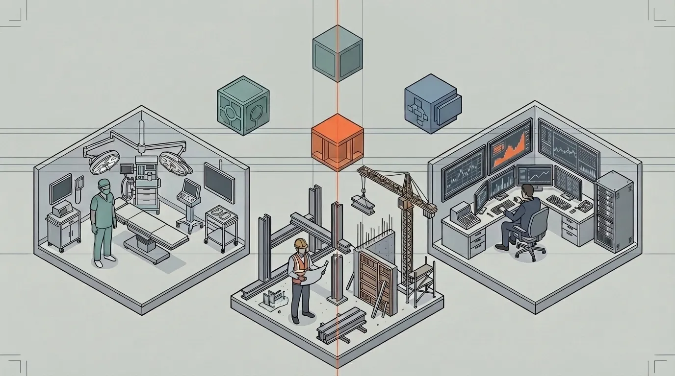 Expert knowledge being distilled into a structured productized service offering
